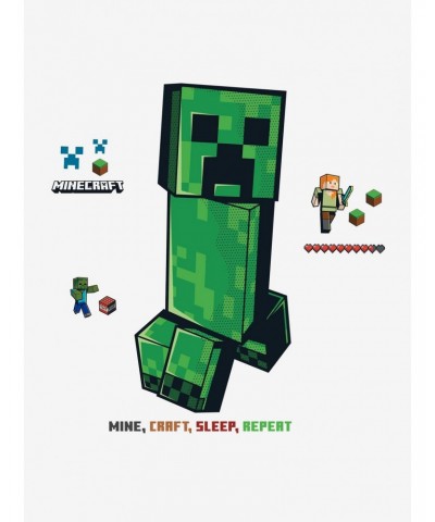 Minecraft Creeper Giant Peel & Stick Wall Decals $9.26 Decals