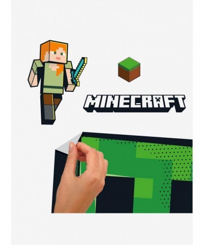 Minecraft Creeper Giant Peel & Stick Wall Decals $9.26 Decals