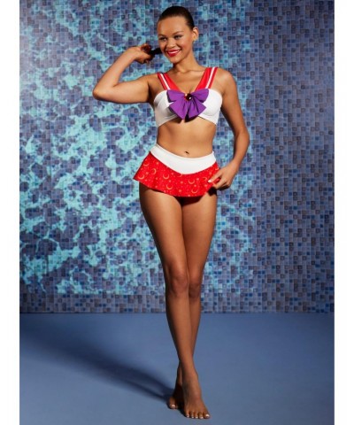 Sailor Moon Sailor Mars Cosplay Skirted Swim Bottoms $5.74 Bottoms