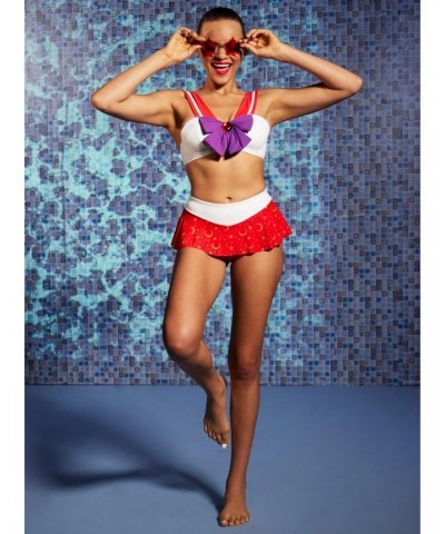 Sailor Moon Sailor Mars Cosplay Skirted Swim Bottoms $5.74 Bottoms