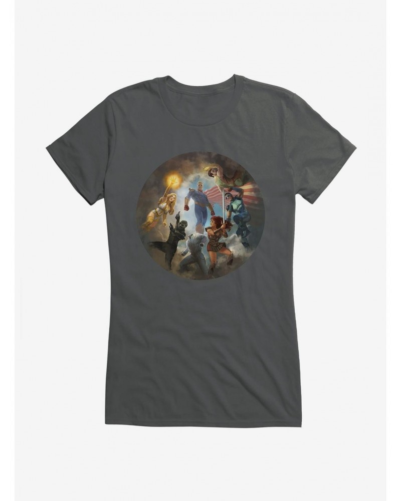 The Boys The Seven Mural Poster Girls T-Shirt $9.76 T-Shirts