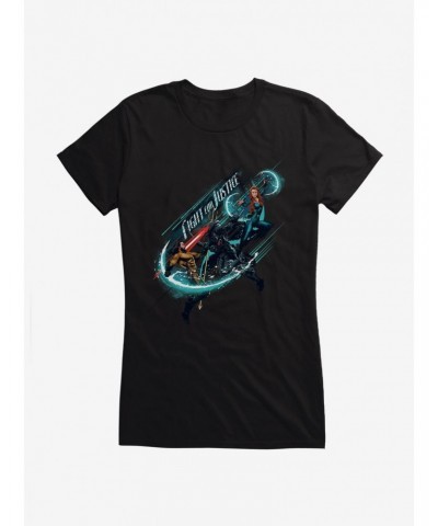 DC Comics Aquaman Fight For Justice Girls T-Shirt $6.77 T-Shirts