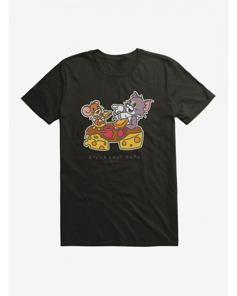 Tom and Jerry Breakfast Buds T-Shirt $9.56 T-Shirts