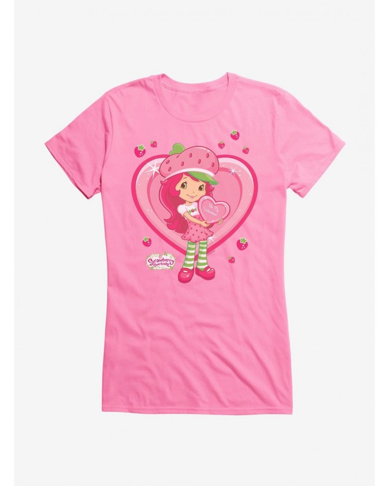Strawberry Shortcake Be My Valentine Girls T-Shirt $9.56 T-Shirts