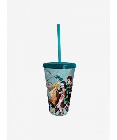 Demon Slayer: Kimetsu No Yaiba Tumbler With Straw Set $11.25 Straw Set