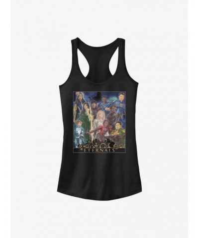 Marvel Eternals Art Frame Poster Girls Tank $9.36 Tanks