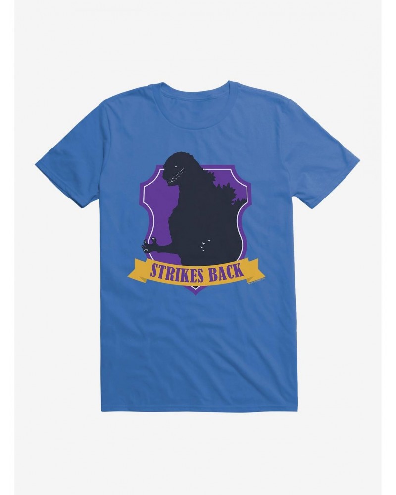 Godzilla Purple Badge T-Shirt $5.74 T-Shirts