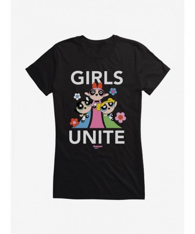 Powerpuff Girls Unite Girls T-Shirt $8.96 T-Shirts