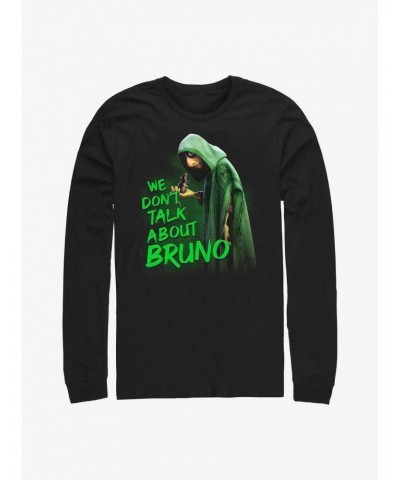 Disney's Encanto We Dont Talk About Bruno Long Sleeve T-Shirt $13.82 T-Shirts