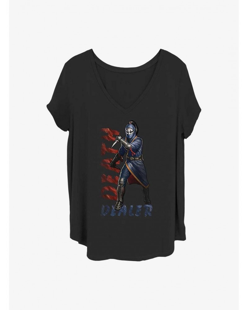 Marvel Shang-Chi and the Legend of the Ten Rings Dealt Death Girls T-Shirt Plus Size $7.17 T-Shirts