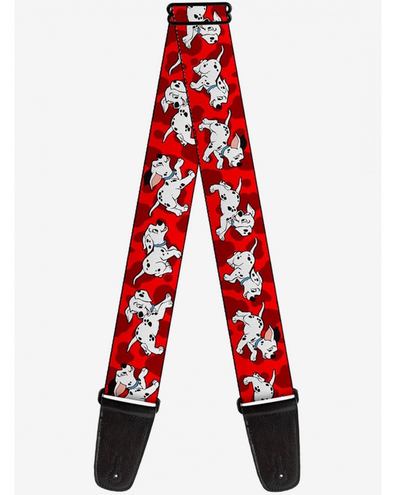 Disney 101 Dalmatians Running Paws Guitar Strap Red $10.21 Merchandises