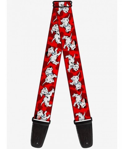 Disney 101 Dalmatians Running Paws Guitar Strap Red $10.21 Merchandises