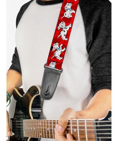 Disney 101 Dalmatians Running Paws Guitar Strap Red $10.21 Merchandises