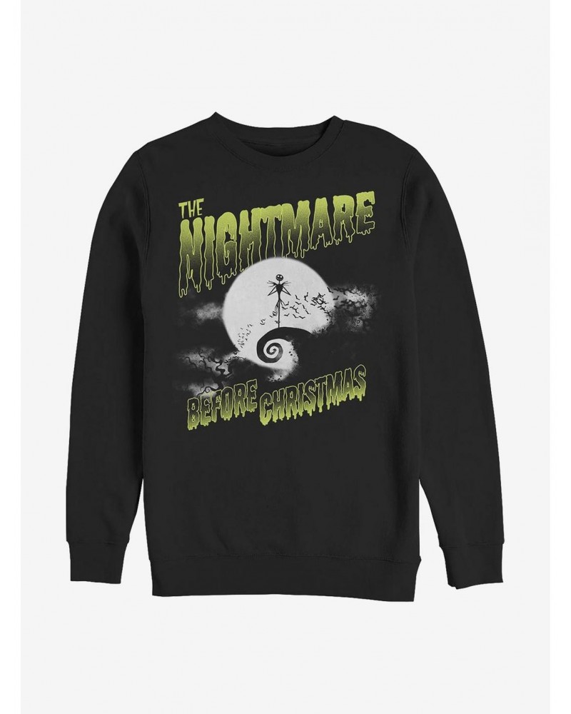 Disney The Nightmare Before Christmas Spooky Nightmare Crew Sweatshirt $10.04 Sweatshirts