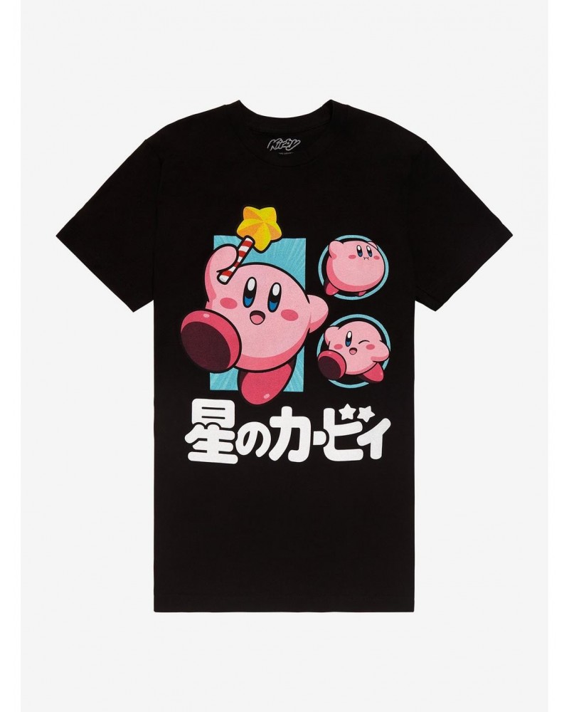 Kirby Star Rod Poses T-Shirt $8.79 T-Shirts