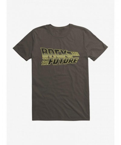 Back To The Future Bold Yellow Script T-Shirt $8.80 T-Shirts