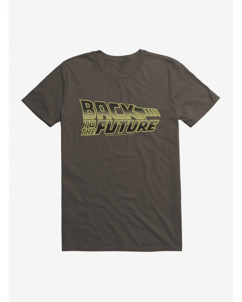 Back To The Future Bold Yellow Script T-Shirt $8.80 T-Shirts