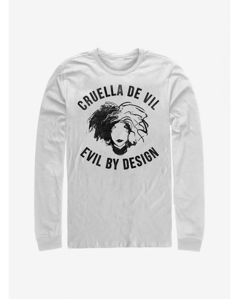 Disney Cruella Evil By Design Long-Sleeve T-Shirt $15.13 T-Shirts
