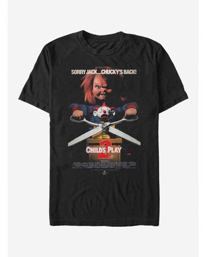 Chucky Childs Play 2 Poster T-Shirt $8.13 T-Shirts
