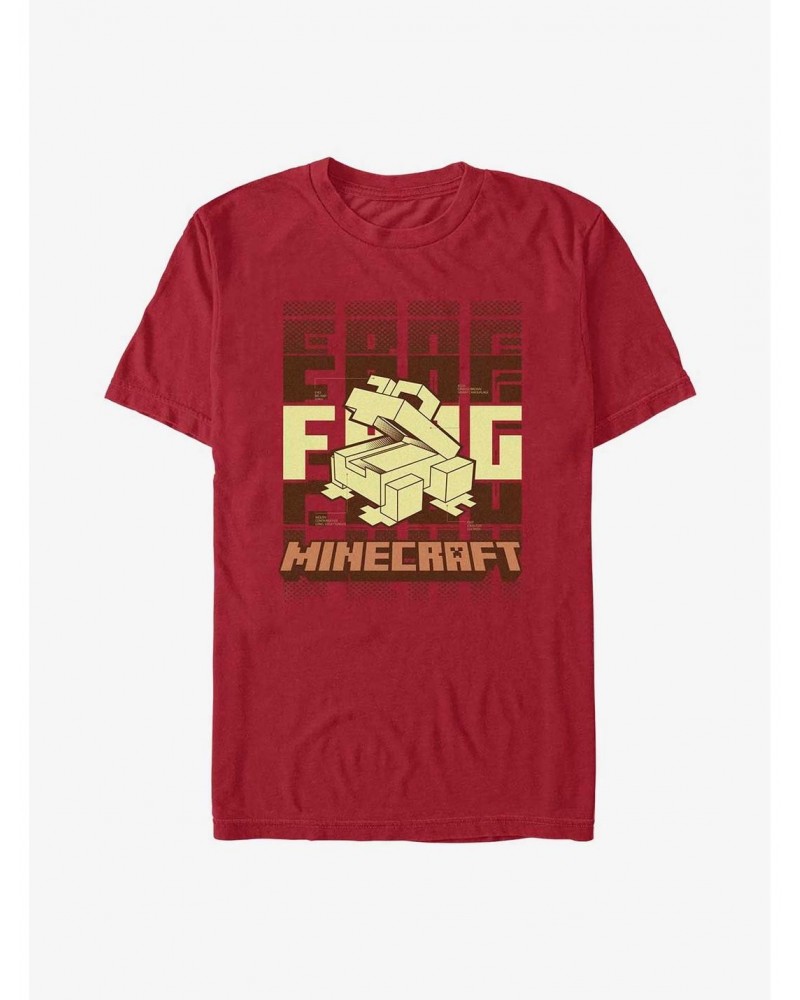 Minecraft Blueprint Frog T-Shirt $9.18 T-Shirts