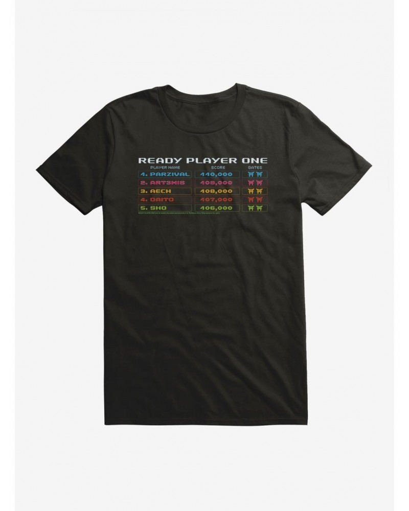 Ready Player One Score Board T-Shirt $9.37 T-Shirts