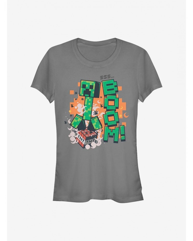 Minecraft SSS Boom Girls T-Shirt $8.76 T-Shirts