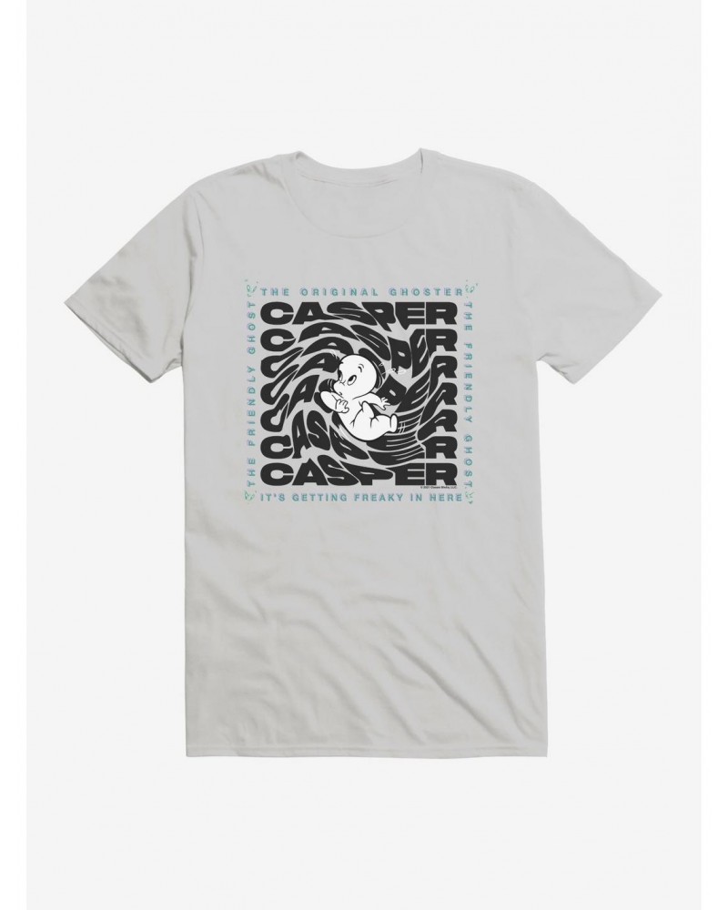 Casper The Friendly Ghost Virtual Raver Freaky Here T-Shirt $10.52 T-Shirts