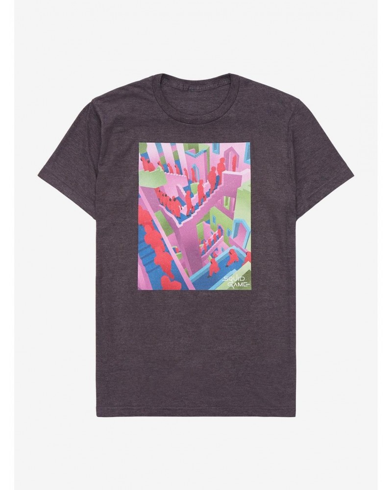 Squid Game Stairs T-Shirt $3.17 T-Shirts