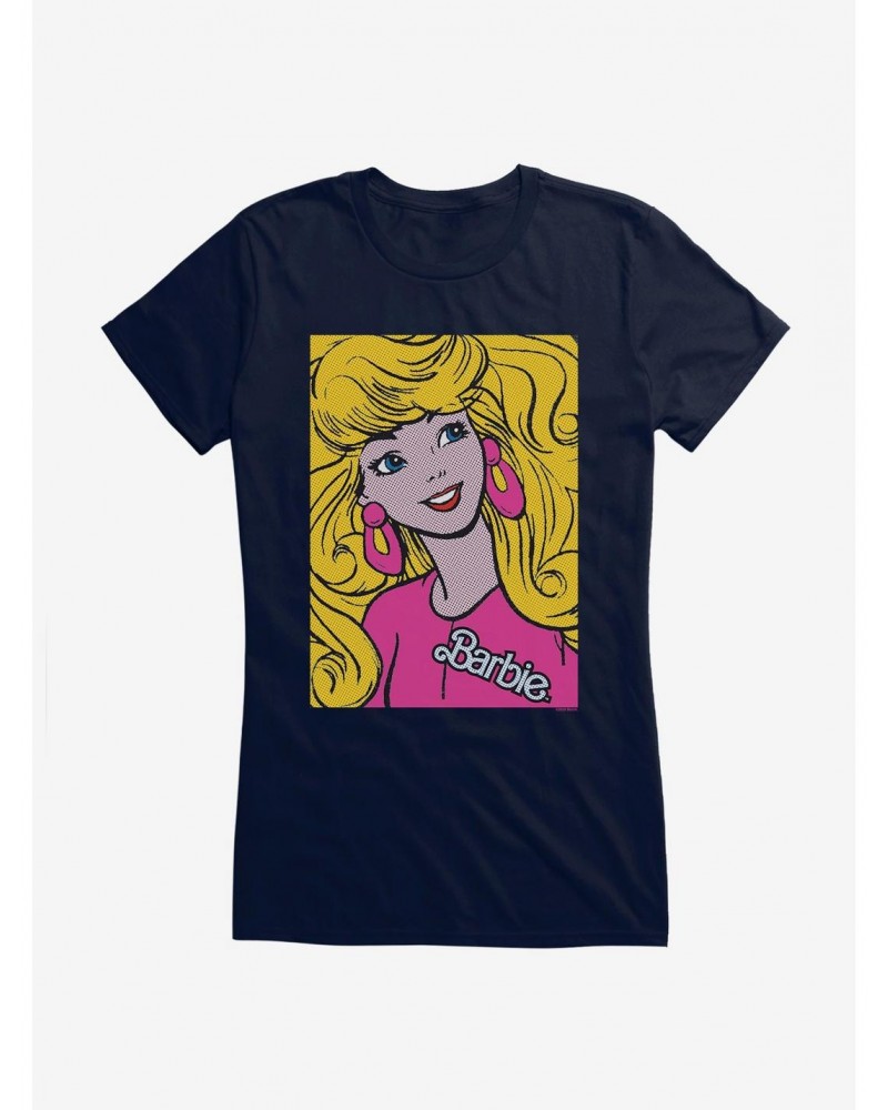 Barbie Pop Art Portrait Girls T-Shirt $9.76 T-Shirts