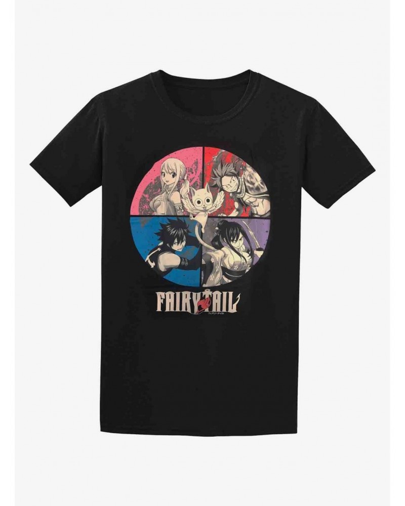 Fairy Tail Circular Panel Boyfriend Fit Girls T-Shirt $12.45 T-Shirts