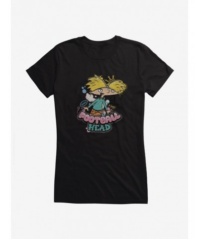 Hey Arnold! Football Head Girls T-Shirt $7.37 T-Shirts