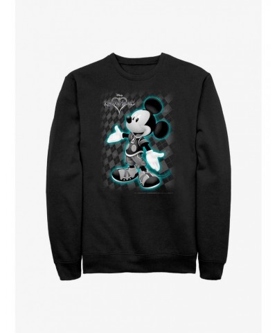 Disney Kingdom Hearts Mickey Pose Crew Sweatshirt $12.10 Sweatshirts