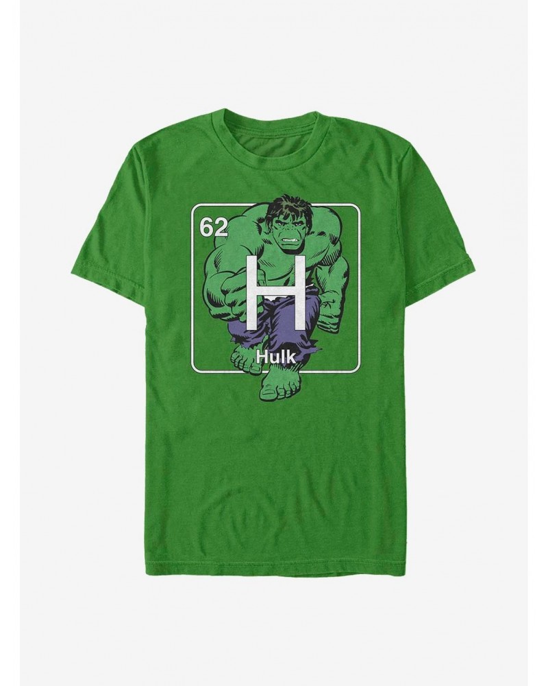 Marvel The Hulk Periodic Hulk T-Shirt $9.56 T-Shirts
