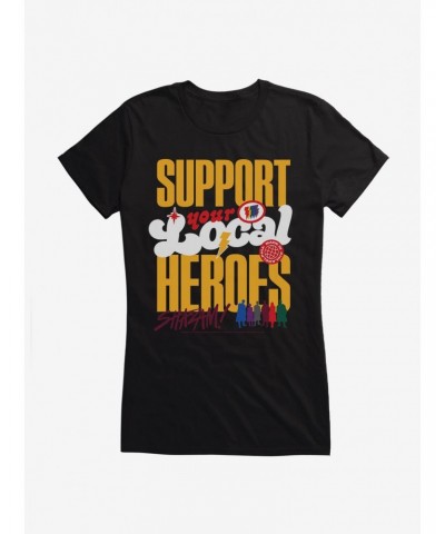 DC Comics Shazam!: Fury Of The Gods Support Heroes Girls T-Shirt $7.97 T-Shirts
