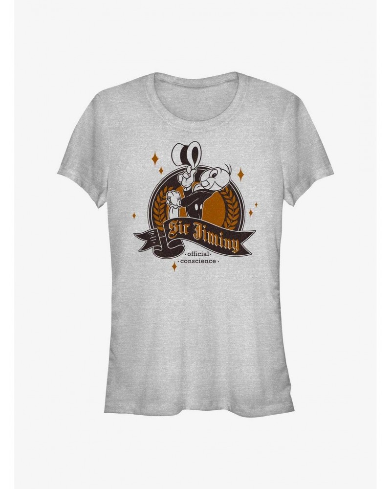 Disney Pinocchio Sir Jiminy Official Conscience Girls T-Shirt $7.67 T-Shirts