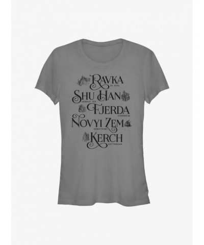 Shadow and Bone Many Lands Girls T-Shirt $11.95 T-Shirts