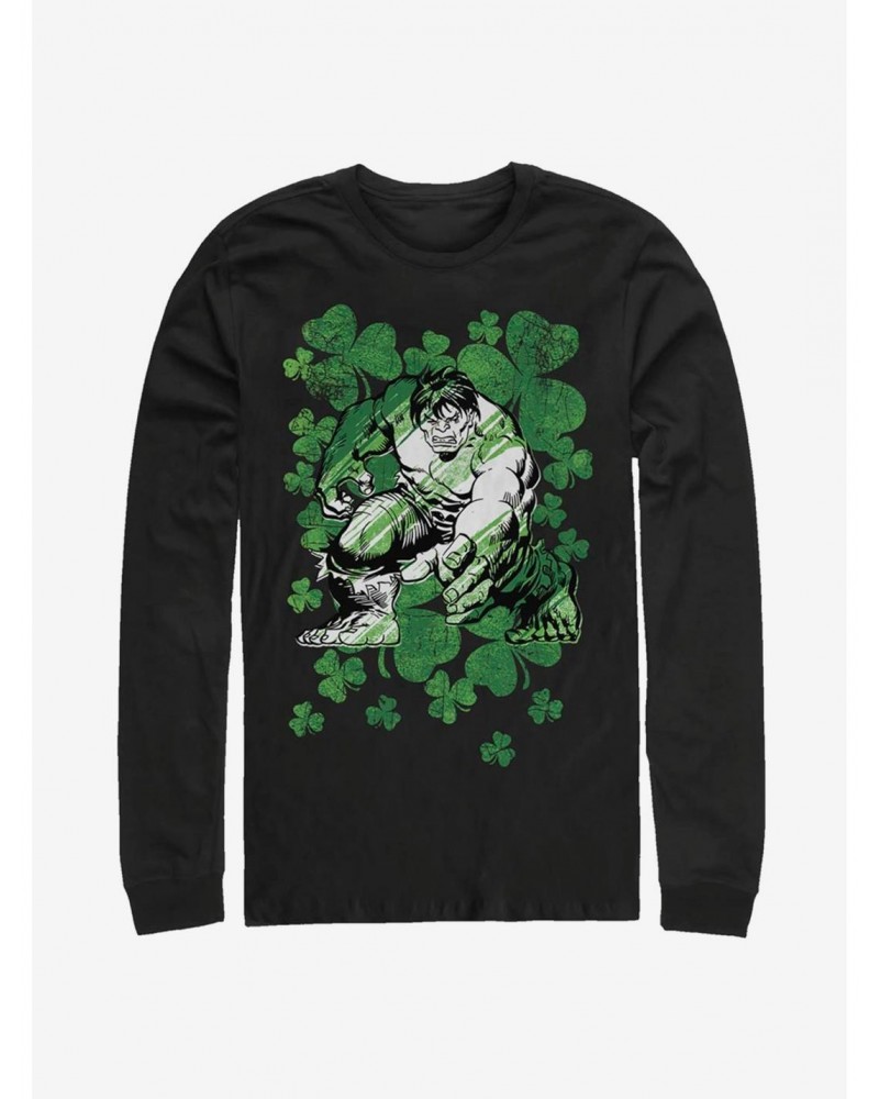 Marvel Hulk Lucky Hulk Long-Sleeve T-Shirt $12.11 T-Shirts