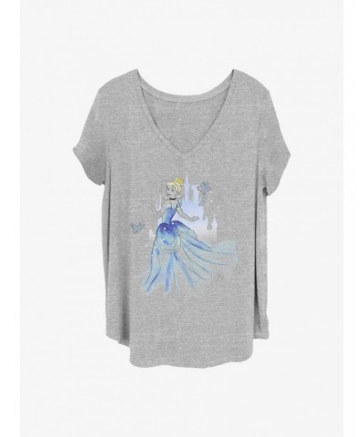 Disney Cinderella Sketch Girls T-Shirt Plus Size $14.16 T-Shirts