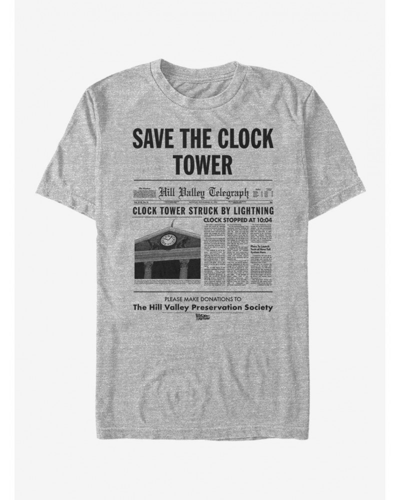 Back to the Future Clock Tower T-Shirt $11.95 T-Shirts