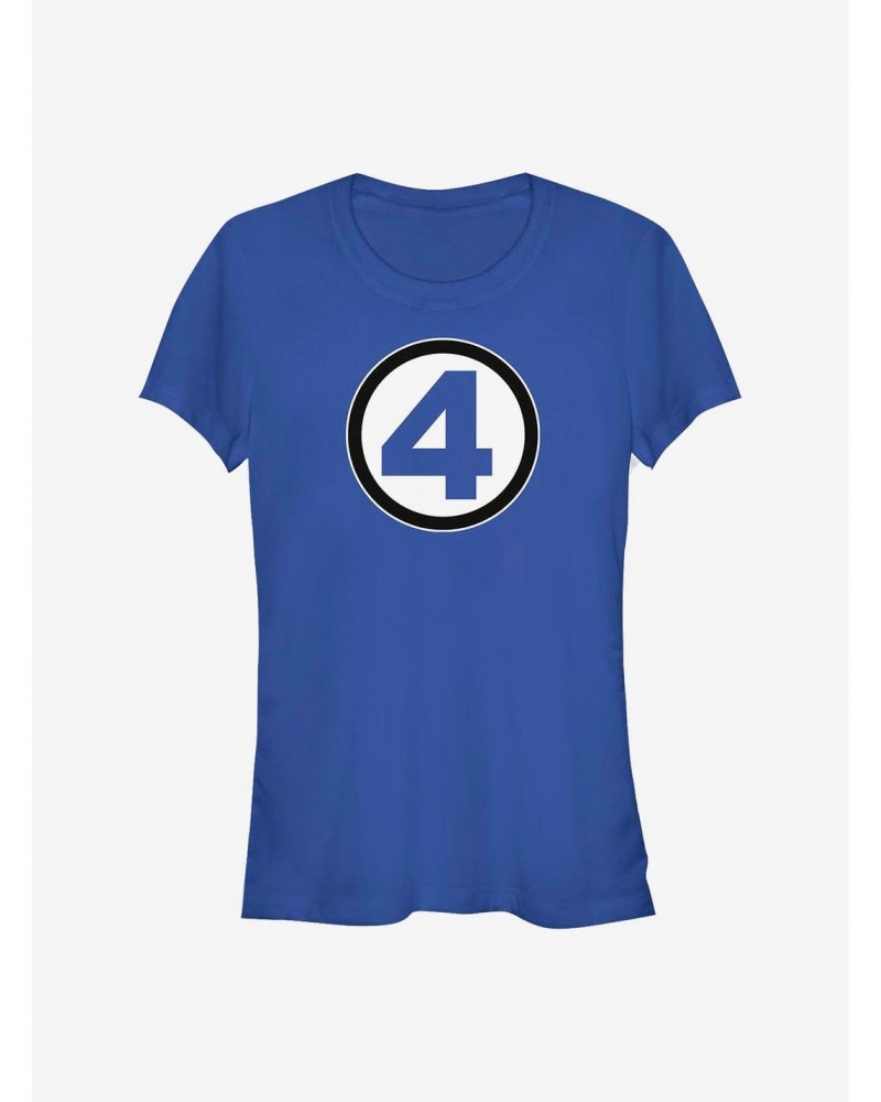 Marvel Fantastic Four Classic Costume Girls T-Shirt $7.37 T-Shirts