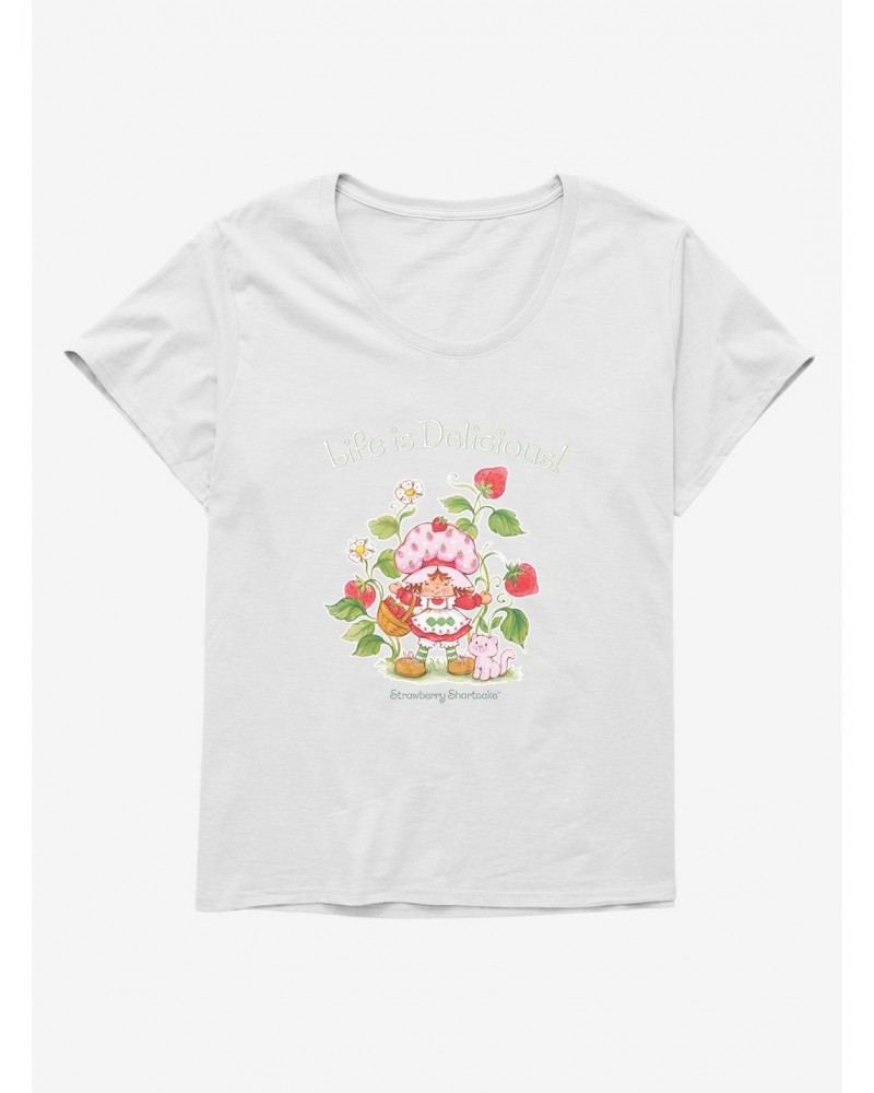 Strawberry Shortcake Life Is Delicious! Girls T-Shirt Plus Size $10.52 T-Shirts