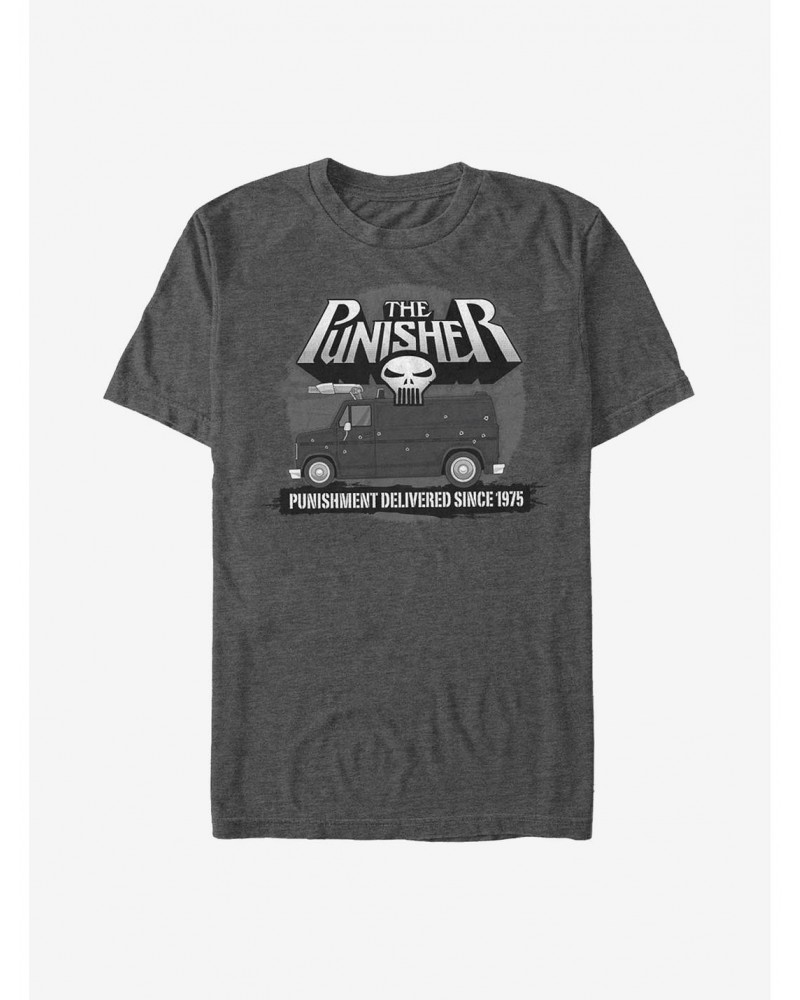 Marvel Punisher Punishment Delivered T-Shirt $5.93 T-Shirts