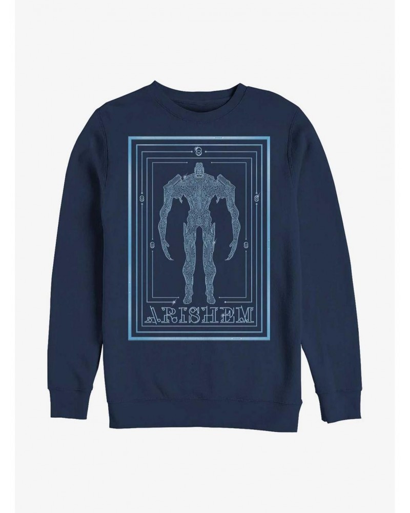 Marvel Eternals Arishem Poster Crew Sweatshirt $9.45 Sweatshirts