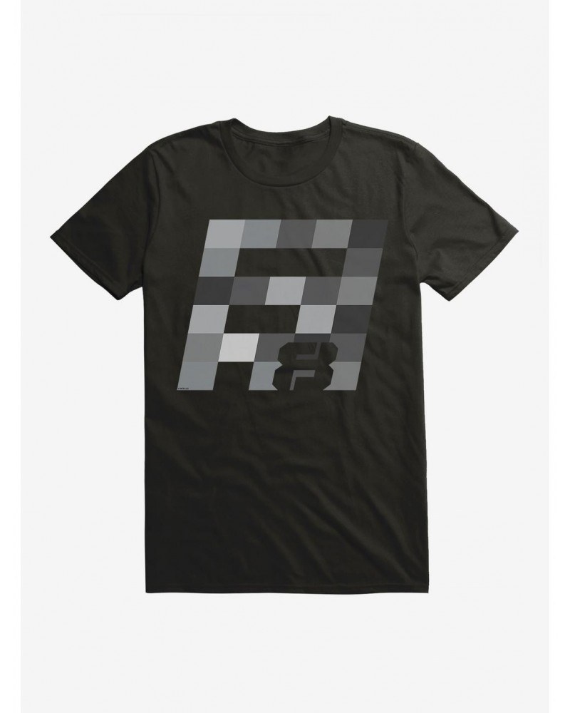 The Fate Of The Furious Pixelated F8 Logo T-Shirt $8.41 T-Shirts