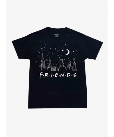 Friends Star Sky Boyfriend Fit Girls T-Shirt $9.96 T-Shirts