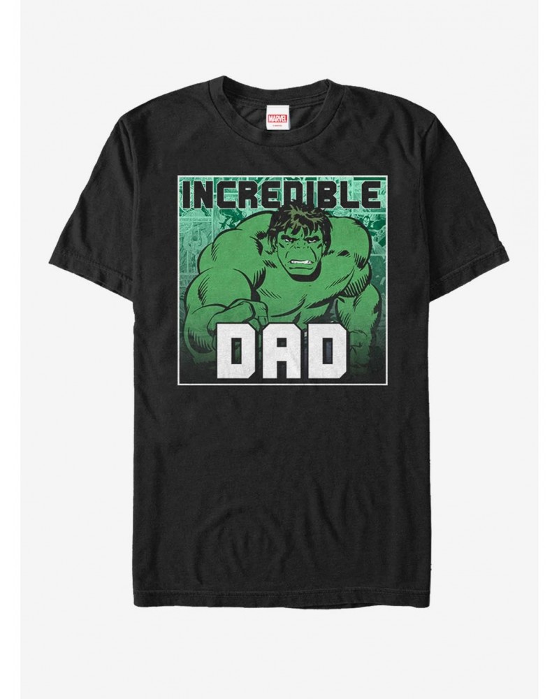 Marvel Hulk Incredible Dad T-Shirt $9.18 T-Shirts