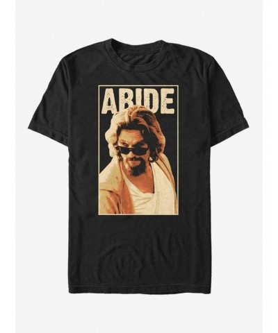 The Dude Abides Sunglasses Pose T-Shirt $8.84 T-Shirts