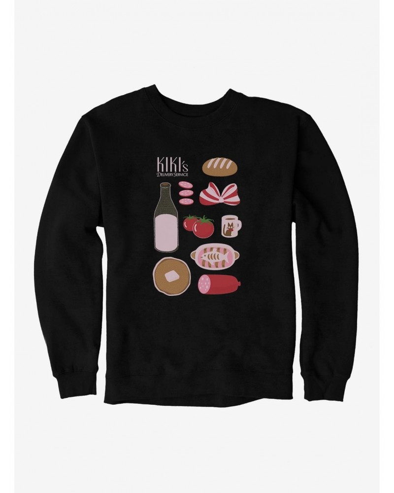 Studio Ghibli Kiki's Delivery Service Essential Foods Sweatshirt $12.40 Sweatshirts