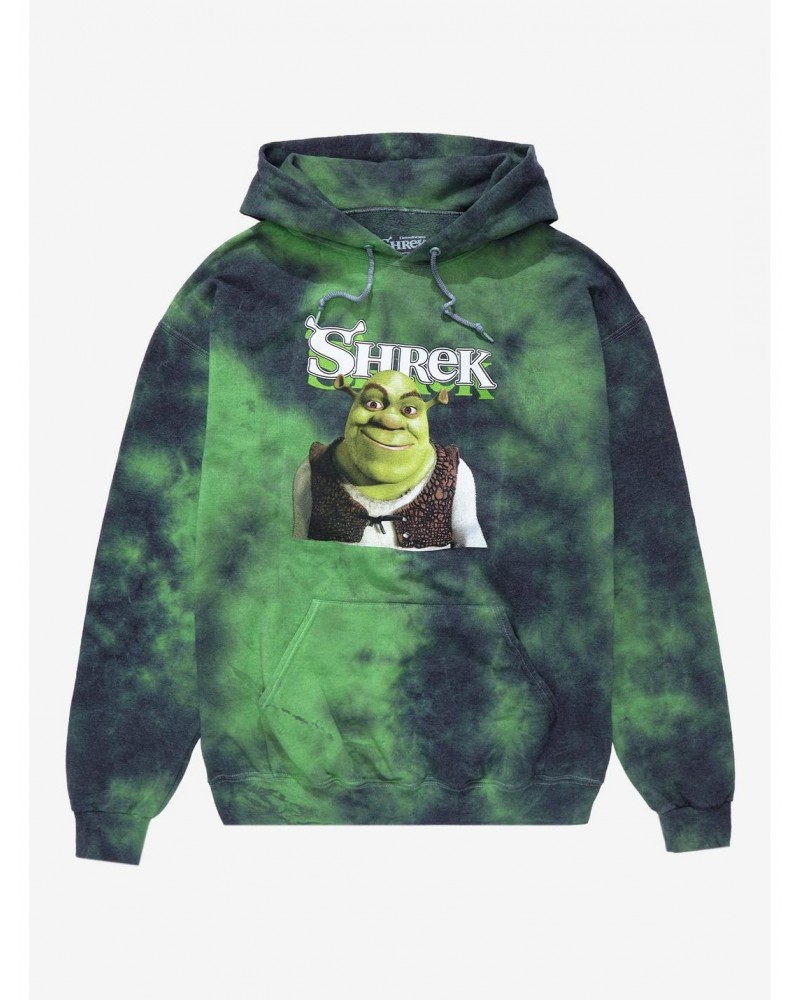 Shrek Portrait Tie-Dye Hoodie $11.88 Hoodies